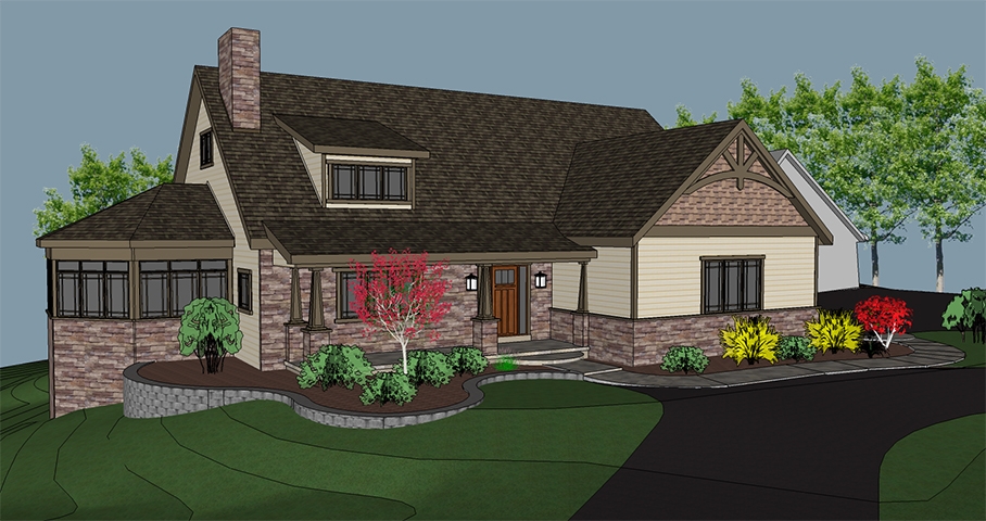 Watkins Architect provided architectural design services for a home in Fleetwood pa.
