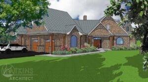 Rosewood Drive Residence render front